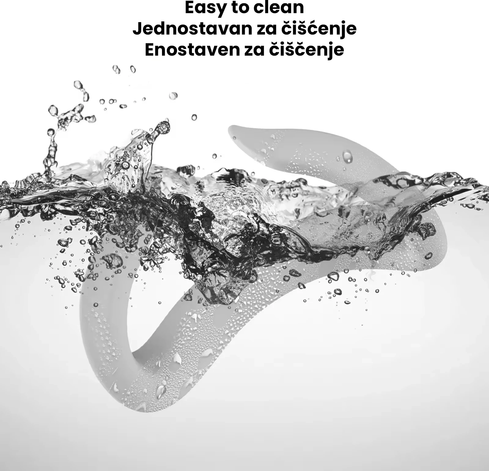 Mbështjellës silikoni Other për Meta Quest 3, anti-djersë, bllokon dritën, e zezë