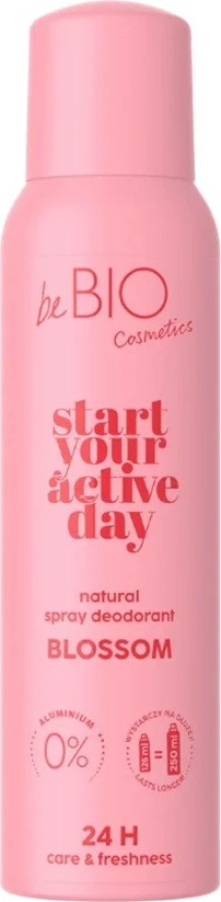 Deodorant spray për femra BeBio Ewa Chodakowska Start Your Active Day Blossom Natural, 125ml