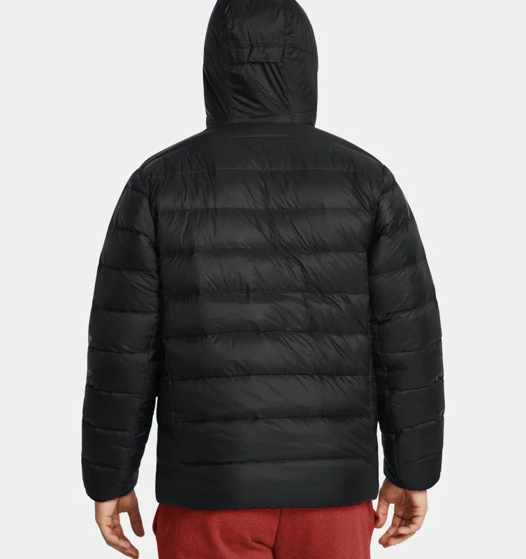 Jakne për meshkuj Under Armour Legend Down Hooded, e zezë [Madhësia: L]