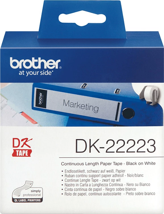 Letër termike Brother DK-22223, 50mm, e bardhë