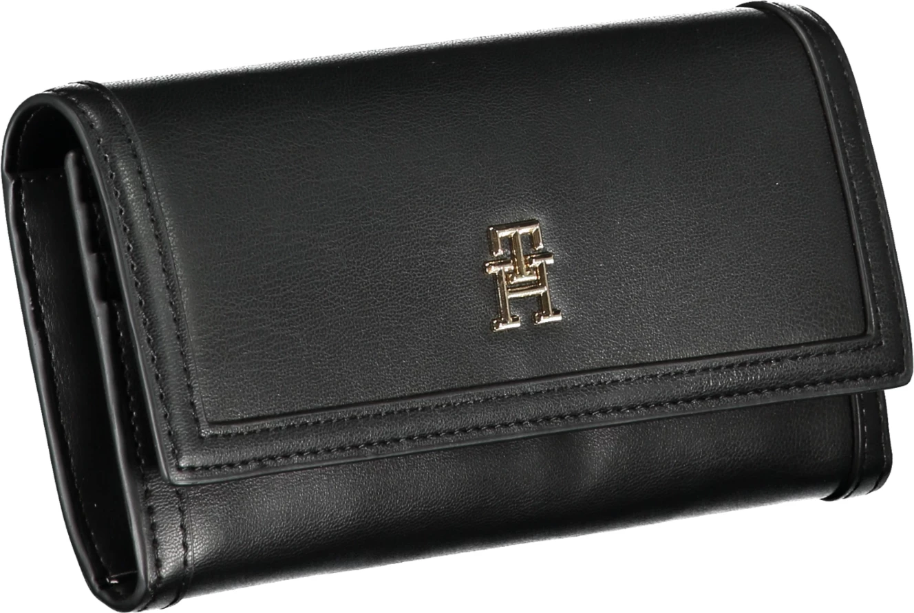 Portofol për femra TOMMY HILFIGER, e zezë