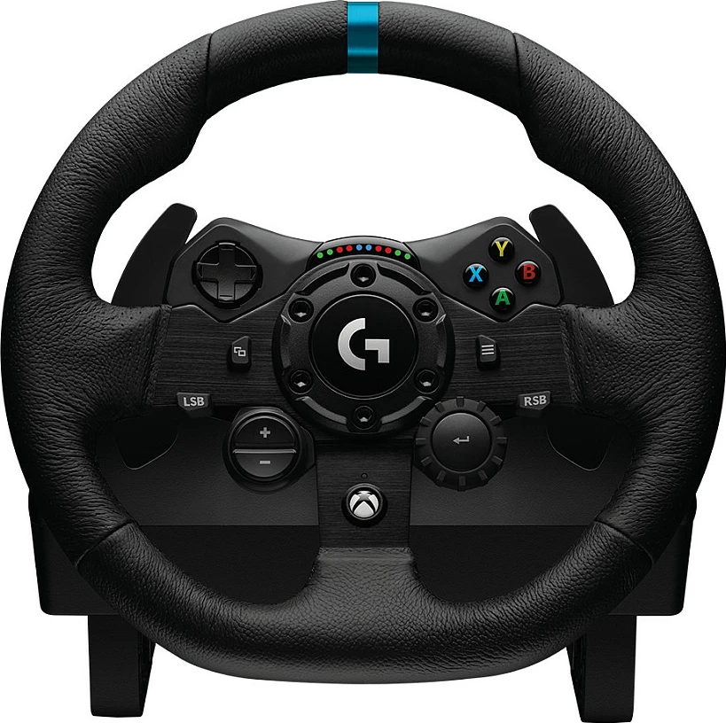 Timoni dhe Pedalet Logitech G G923 për PS5, PS4 dhe PC, Wired, 900°