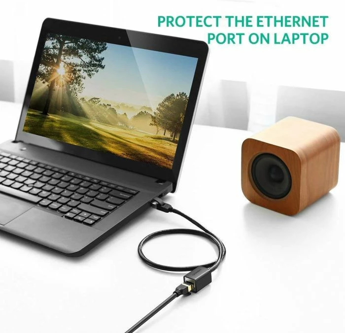 Kabllo zgjatëse Ethernet UGREEN Cat6 UTP 5m, e zezë, 1 copë (polybag)