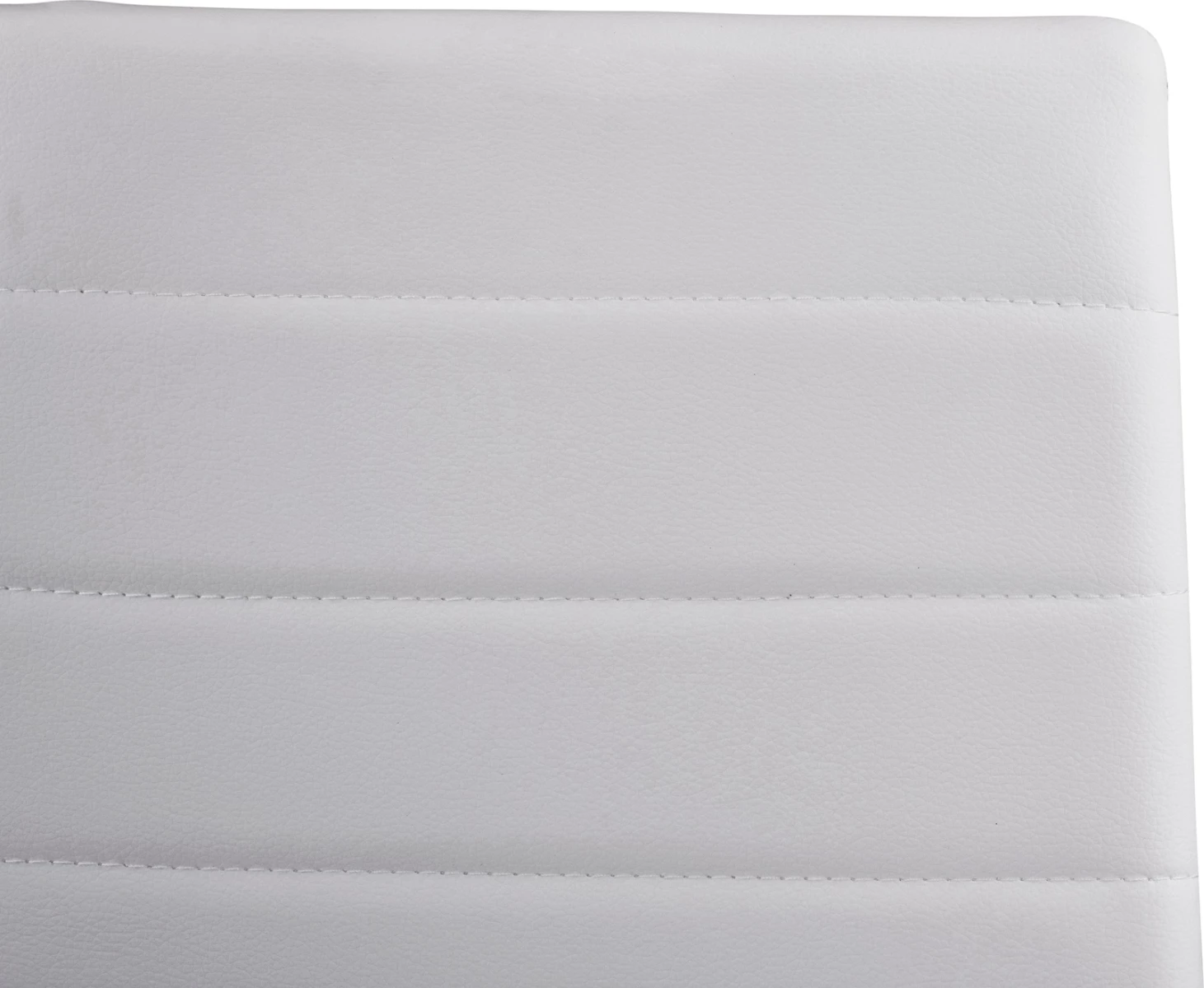 Karrige metalike Lady FH0037.11, kornizë metalike e bardhë PU K/D, 40x48x95 cm, set prej 4 copash