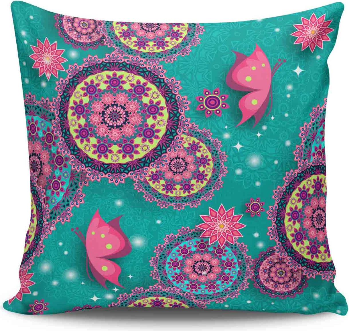 Jastëk dekorativ Aberto Design, NKRLNT-047, shumëngjyrësh, 43x43cm