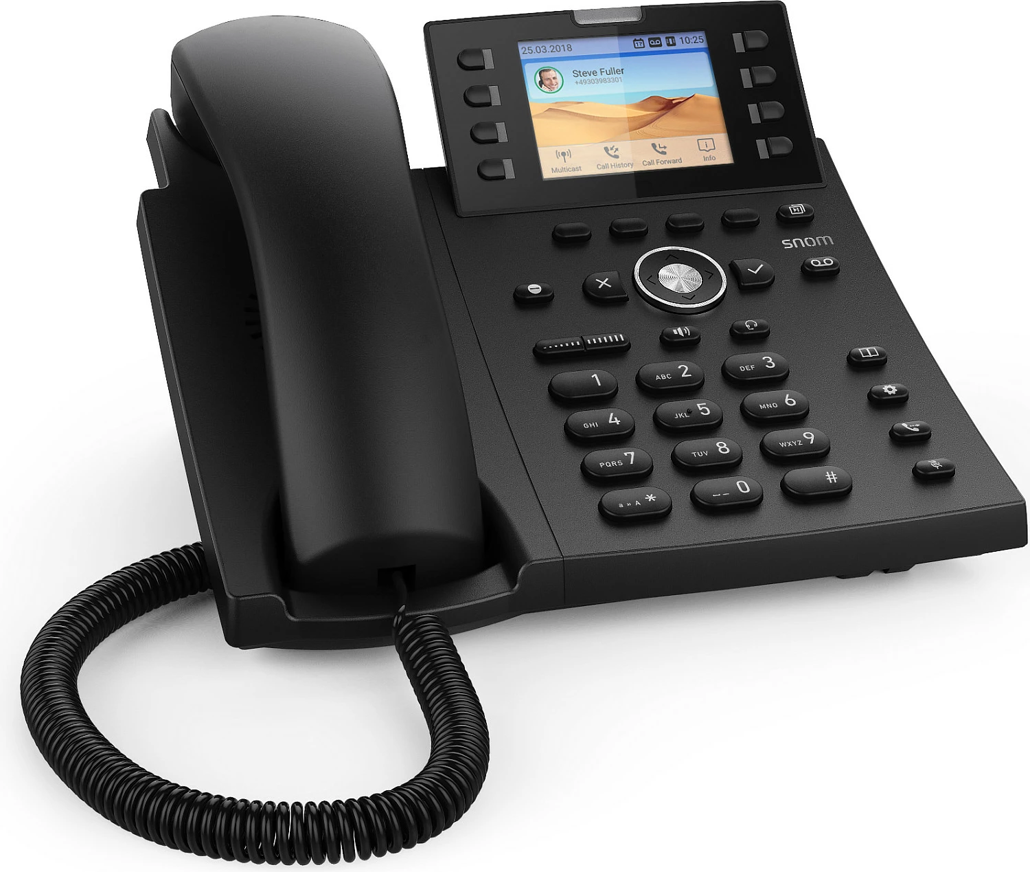 Telefon IP Snom D335, ekran TFT, Gigabit Ethernet, i zi