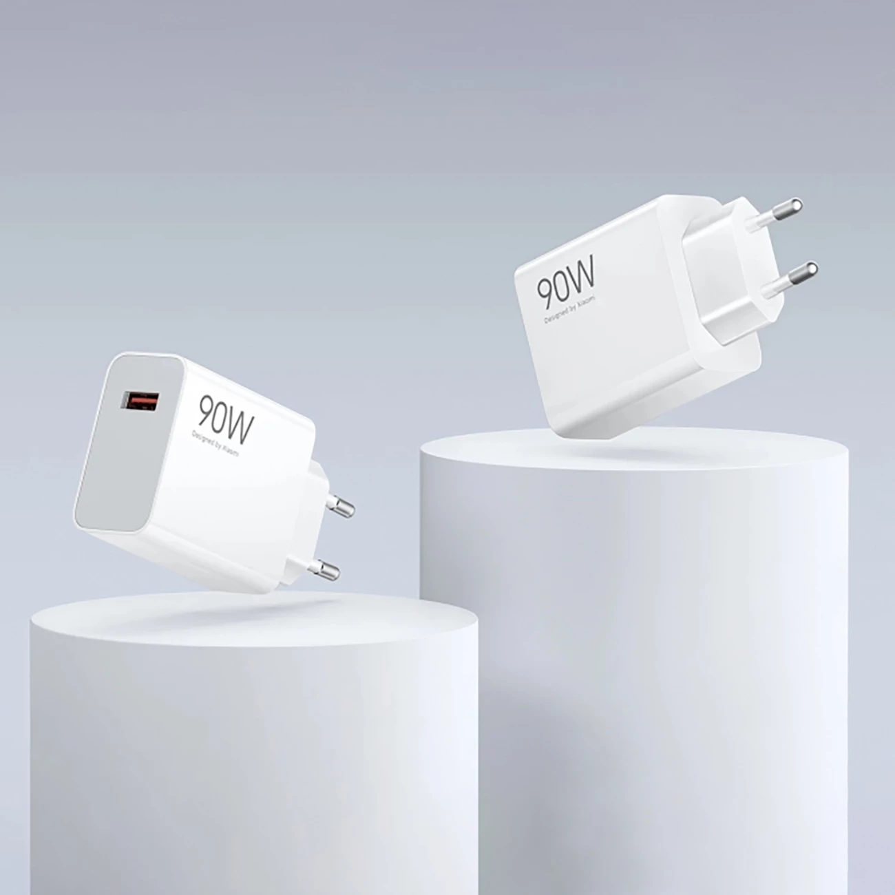 Karikues muri, Xiaomi HyperCharge Combo 90W 6.1A USB-A me kabllo USB-C 1m, prizë EU, i bardhë