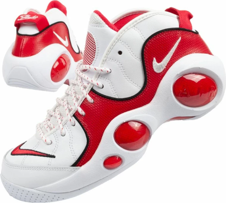 Atlete për meshkuj Nike Air Zoom, të bardha dhe të kuqe