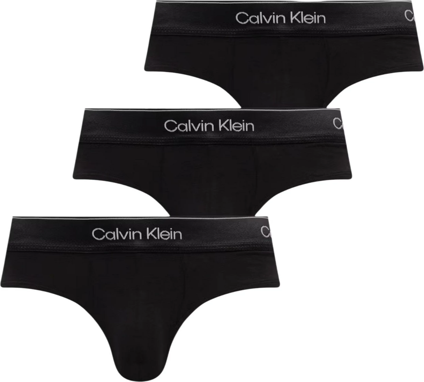 Të brendshme për meshkuj Calvin Klein Underwear HIP BRIEF 3PK LV00NB4574, të zeza