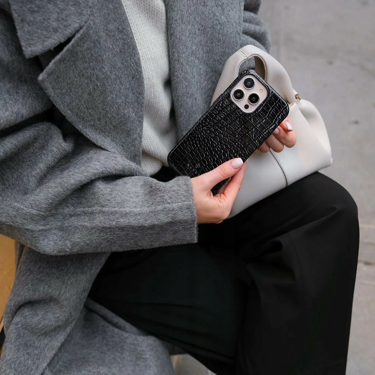 Mbështjellës Burga iPhone 16 Pro Tough MagSafe ReaperS Touch, back cover, i zi