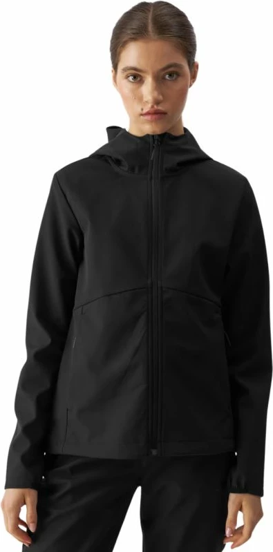 Jakne softshell 4f femra, e zezë [Madhësia: XL]