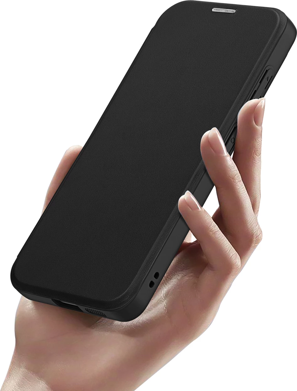 Mbështjellës Dux Ducis Skin X Pro për Samsung Galaxy S26, me MagSafe & portofol, i zi