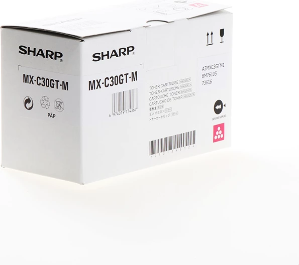 Toner Sharp MX-C30GTM 6000 faqe magenta