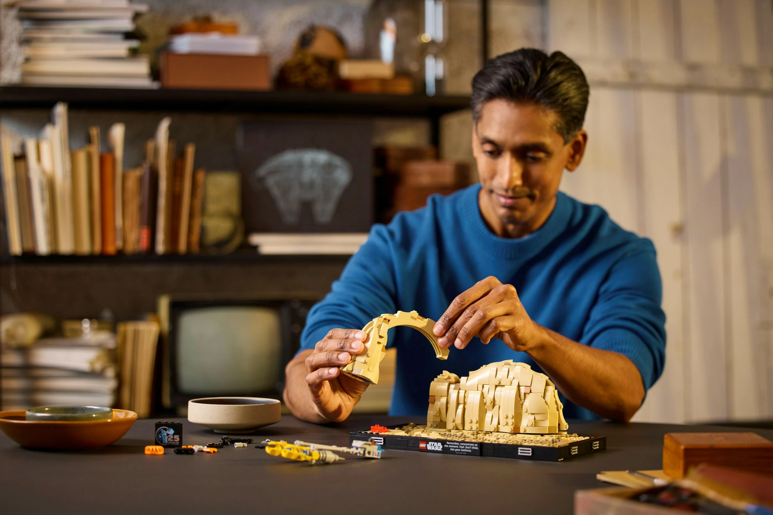 Set ndërtimi LEGO Mos Espa Podrace Diorama, 718 pjesë, shumëngjyrësh