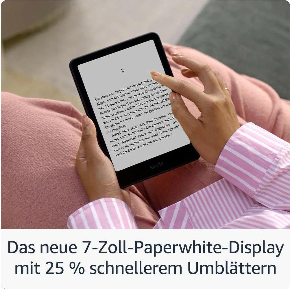 Lexues digjital eBook Amazon Kindle Paperwhite 12th Gen Signature Edition SA569P 32GB 7", Metallic Raspberry