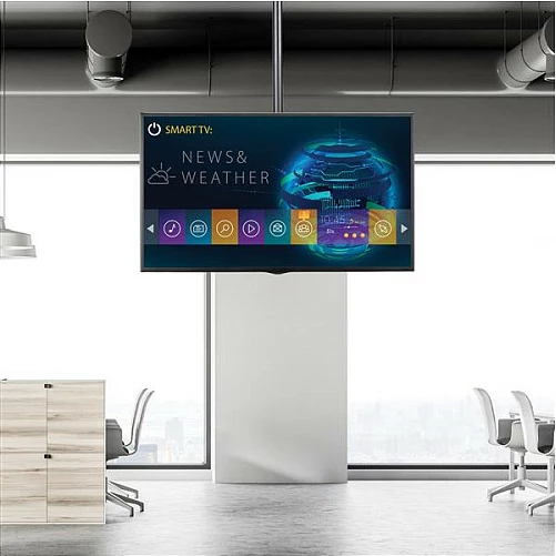 Mbajtëse tavani për TV StarTech, shtyllë 2.5–3 m, VESA 200x200–600x400, 32–75", 50 kg, e zezë