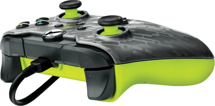 Kontroller i kablluar për Xbox PDP Carbon, 2.5 m, 3.5 mm, Share, Electric Yellow