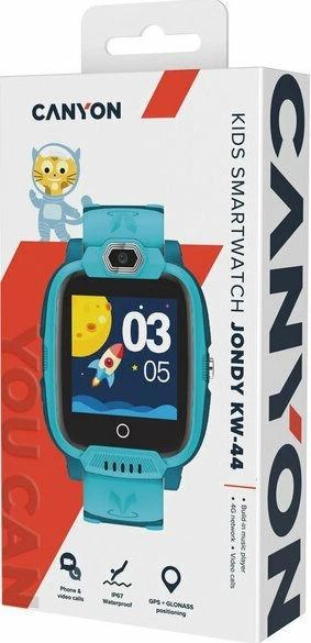 Smartwatch Canyon KW-44 Jondy (CNE-KW44GB) 4G LTE, GPS, 1.44", kamerë, IP67, jeshile