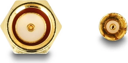 Adapter DeLOCK HBI59-1, SMA mashkull në SMB mashkull, 50Ω, i artë