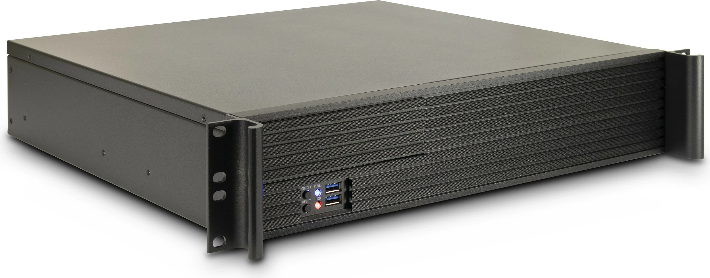 Kasë serveri Inter-Tech 2U-K-240L, Rack 2U, micro ATX/Mini-ITX, USB 3.2 Gen 1, e zezë