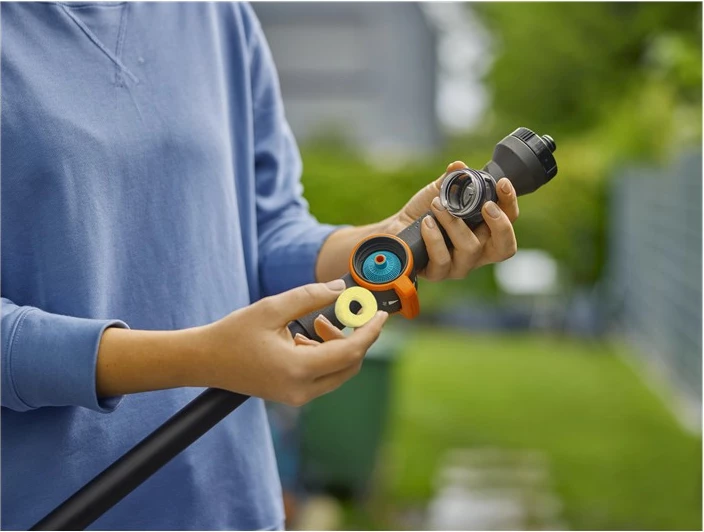 Set pastrimi Gardena 18826-20, dorezë teleskopike, 1010 mm, 1 copë, gjelbër, gri, portokalli