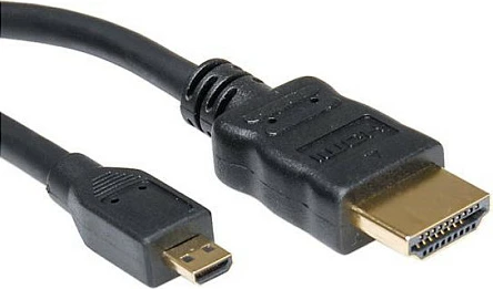 Kabëll HDMI VALUE A-D2M, HDMI Type A në Micro HDMI Type D, 2 m, i zi
