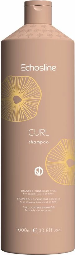 Shampon për flokë kaçurrela dhe me onde ECHOSLINE për femra, 1000ml