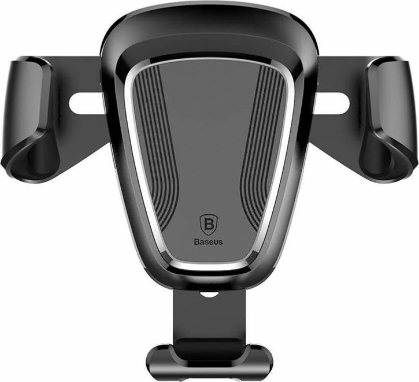 Mbajtës telefoni për veturë Baseus Gravity Car SUYL-01, për grilë ventilimi, 4.7-6.5\", max 88 mm, zi