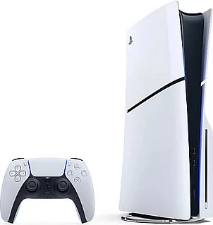 Konzolë lojërash Sony PlayStation 5 Slim Disc Edition E-Chassis, 1TB, bardhë/zezë