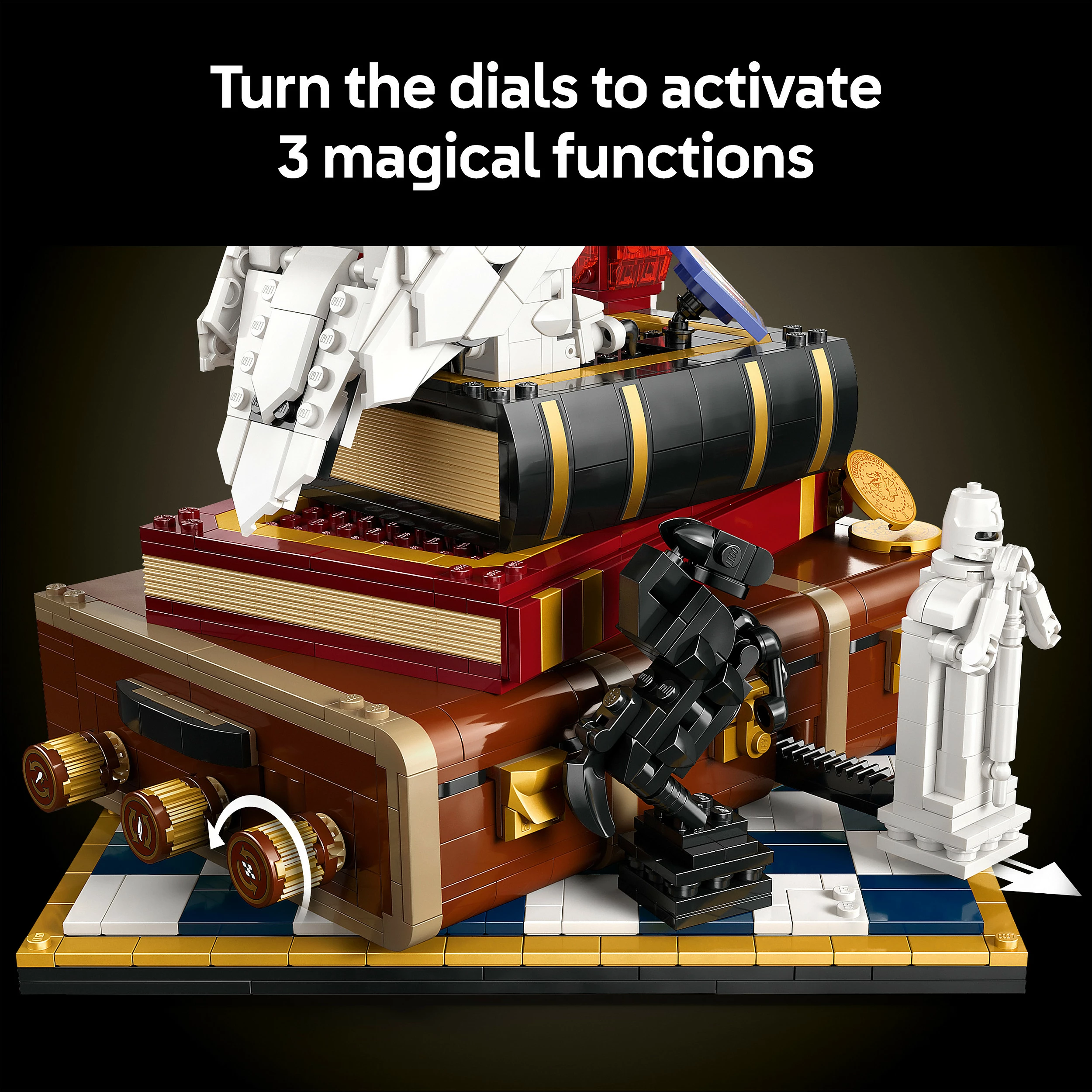 Set ndërtimi LEGO Harry Potter 76466 Philosopher's Stone Collectors' Edition, 1571 pjesë, 18+, multikolor