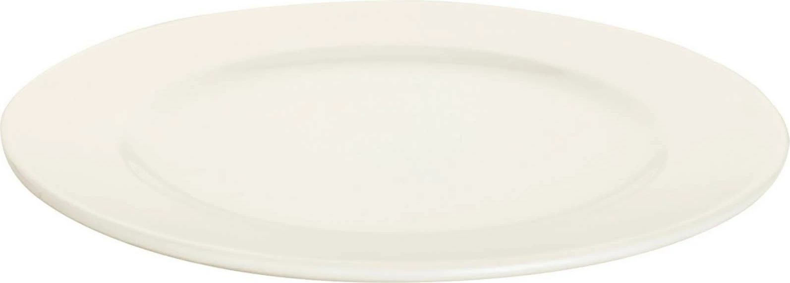 Pjatë e sheshtë Fine Dine Crema Ø300 mm, krem, set 6 copë