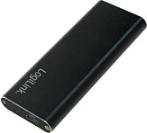 Kasë për SSD M.2 LogiLink USB 3.2 Gen2 USB-C (NGFF), e zezë