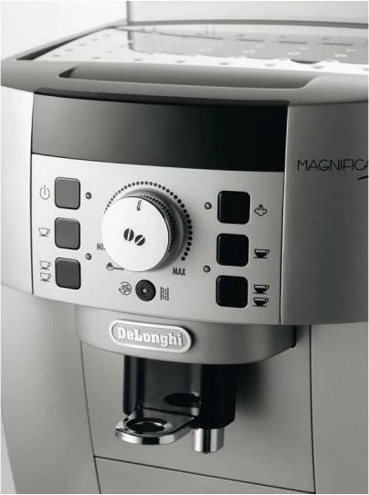 Makinë kafeje plotësisht automatike, DeLonghi, ECAM 22.110.SB, 15 bar, rezervuar 1.8L, sistem cappuccino, argjendtë/zezë