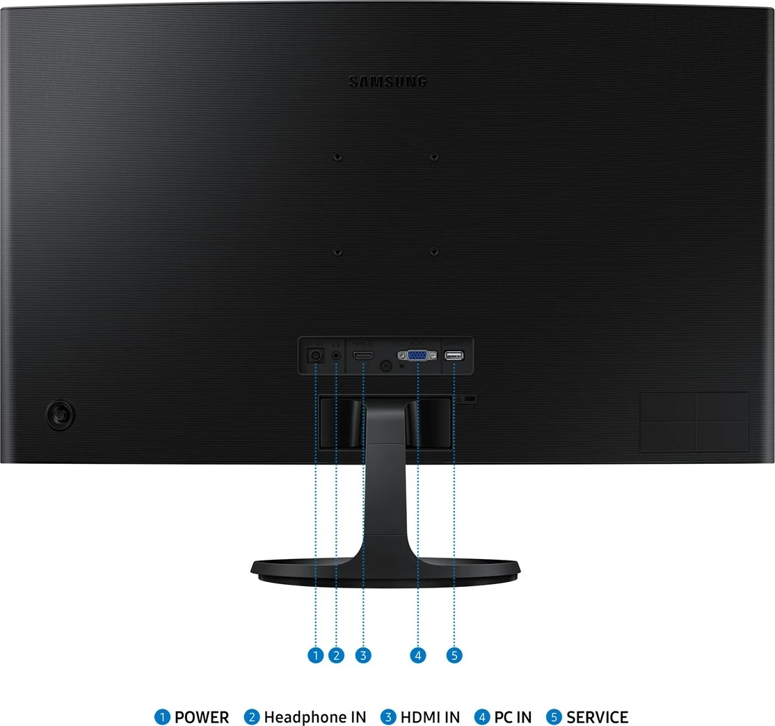 Monitor Samsung S36GD, 27", Full HD, LCD, i zi