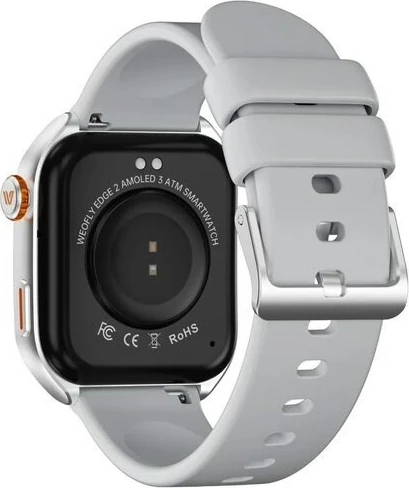 Smartwatch Weofly Edge 2, AMOLED, 400 mAh, Bluetooth 5.3, Argjendtë