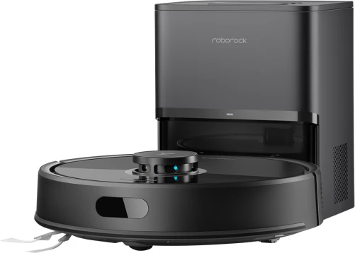 robot fshesë me korrent Roborock Q7 BF+ 8000 Pa, me stacion vetë-zbrazës, LiDAR, fshirje me ujë 270 ml, Wi‑Fi 2.4GHz, e zezë