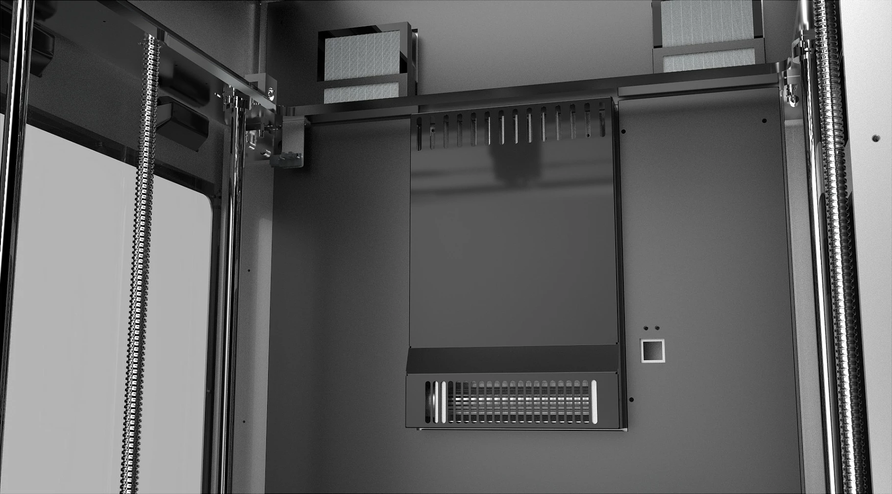 Printer 3D Flashforge Creator 4A, volum printimi 400×350×500 mm, Wi‑Fi/Ethernet, ekran 7", zezë/gri
