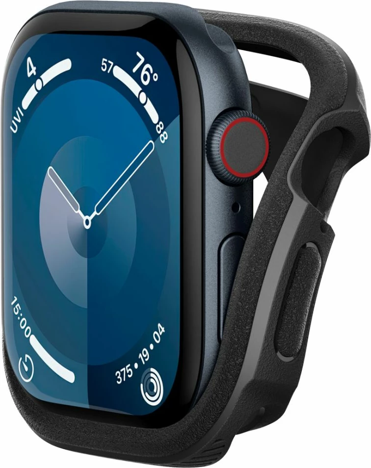 Mbështjellës Spigen Caseology Vault për Apple Watch 10, 46 mm, i zi