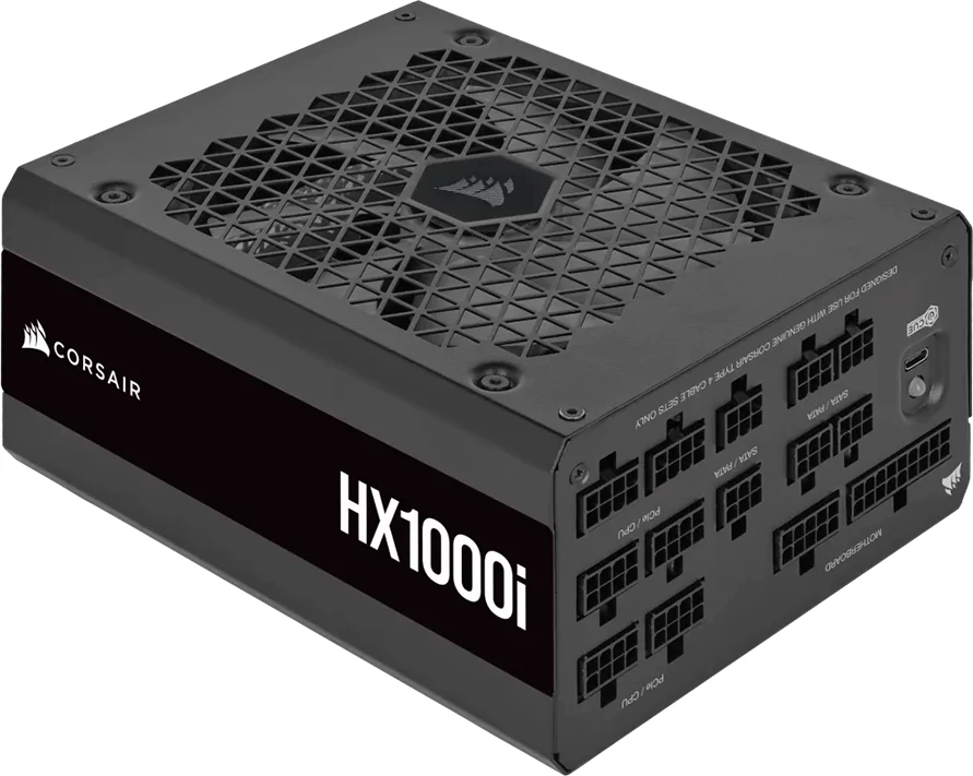 Furnizues rryme CORSAIR HXi HX1000i 1000W 80 PLUS Platinum, modular, PCIe 5.0 12VHPWR, i zi