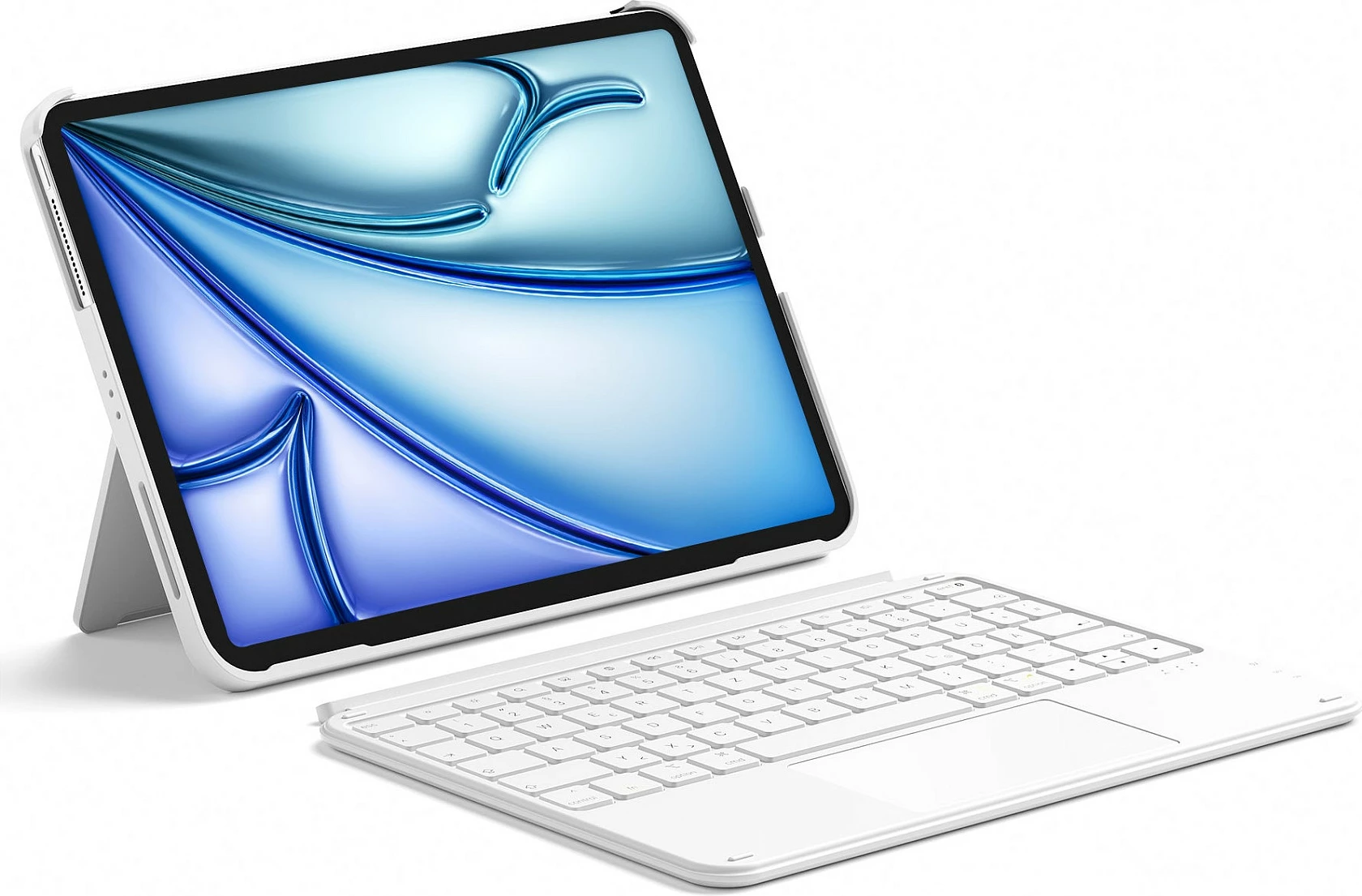 Tastierë Bluetooth Inateck KB04122 me touchpad, QWERTZ, për iPad Air 11" (2024/2025), e bardhë