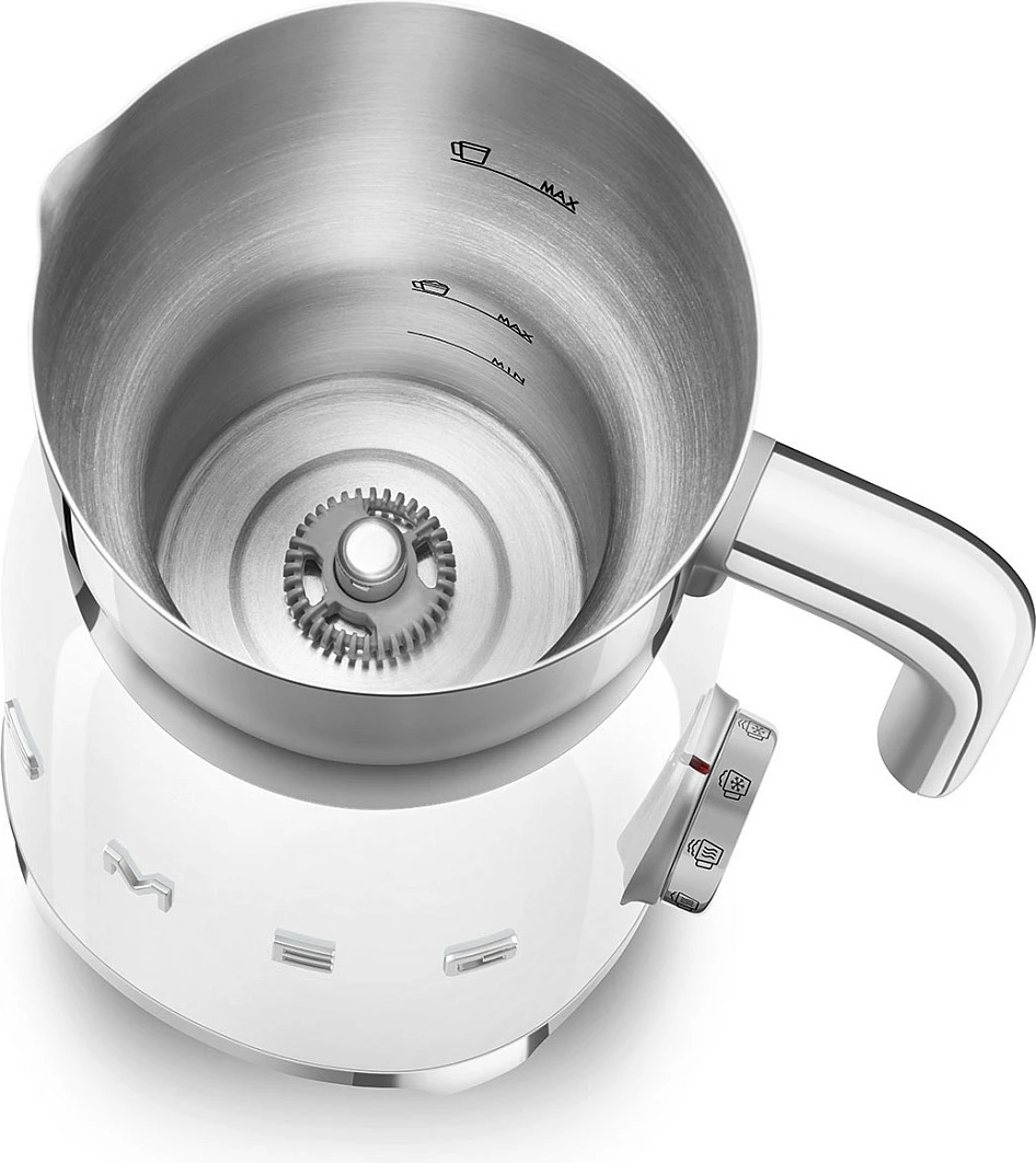 Makineri shkumë qumështi SMEG MFF11WHEU, 500W, inox, e bardhë