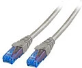 Kabëll rrjeti EFB Elektronik Cat6a RJ45, 15m, 10Gbps, LSZH, gri