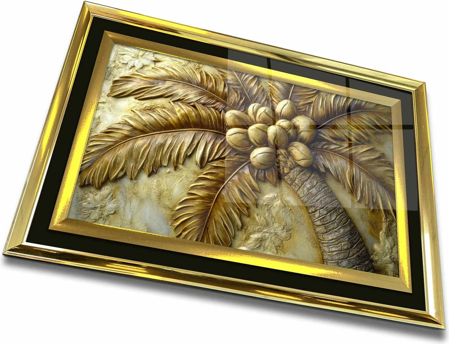 Pikturë dekorative me kornizë, shumëngjyrëshe, Wallity, 43x65cm, 1 copë