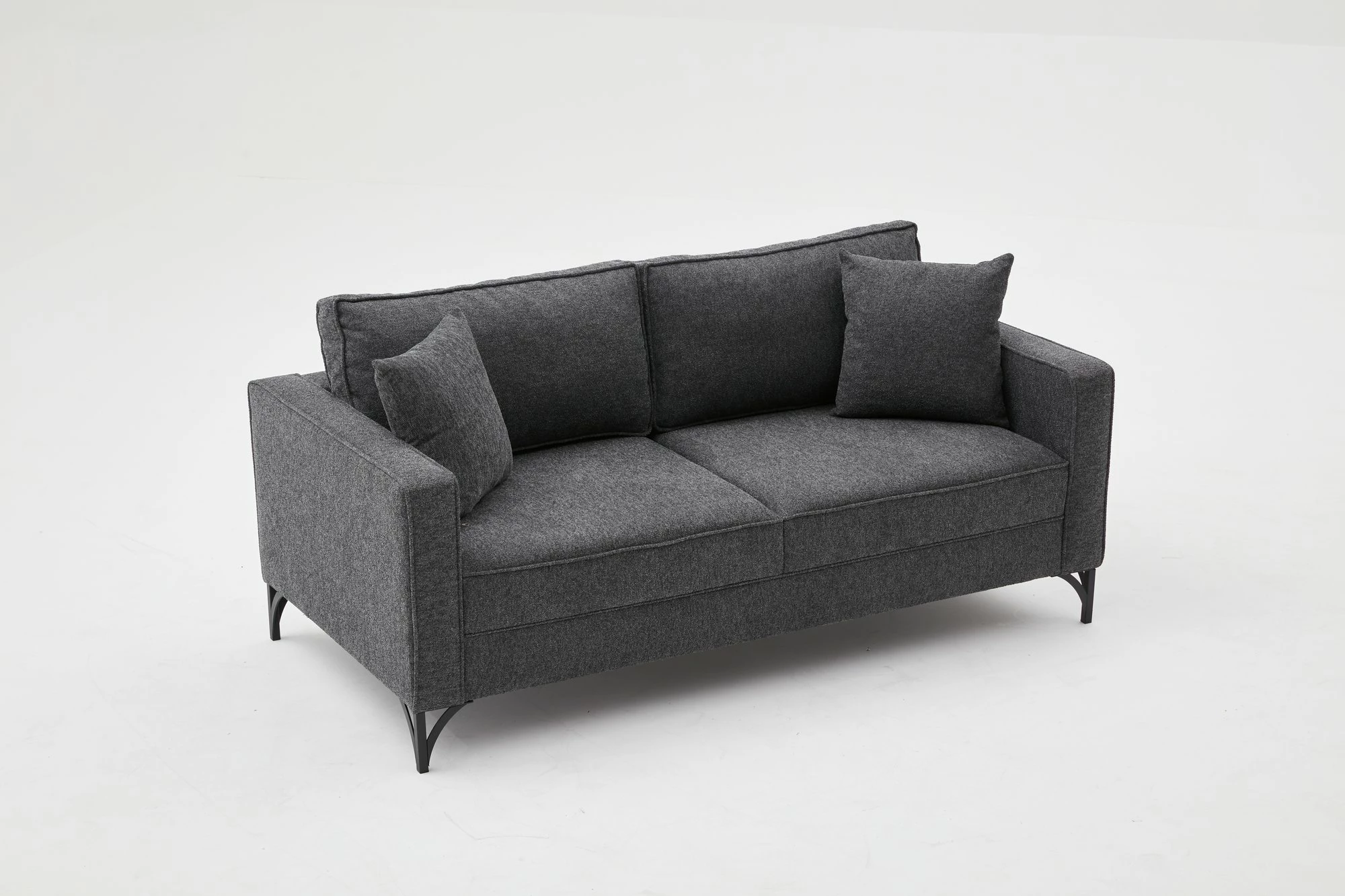 Divan dy ulëshe Atelier del Sofa, Berlin, antracit, e zezë