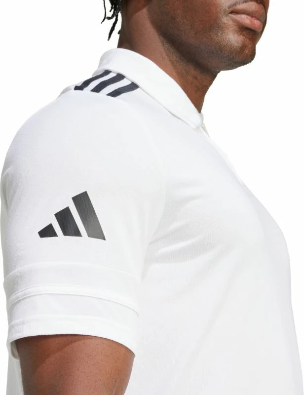 Maicë polo për meshkuj adidas, e bardhë [Madhësia: XXL]