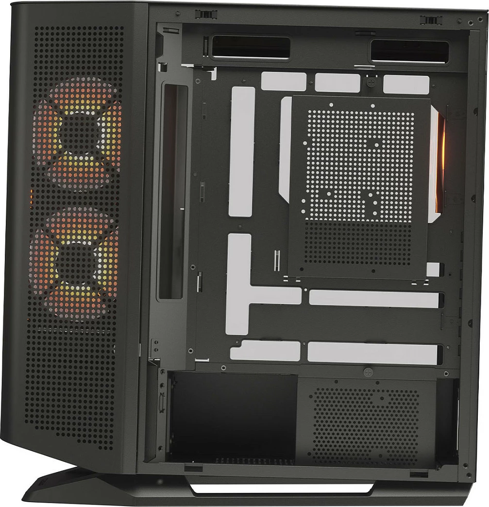 Kasë Cougar FV270 ARGB midi, e zezë