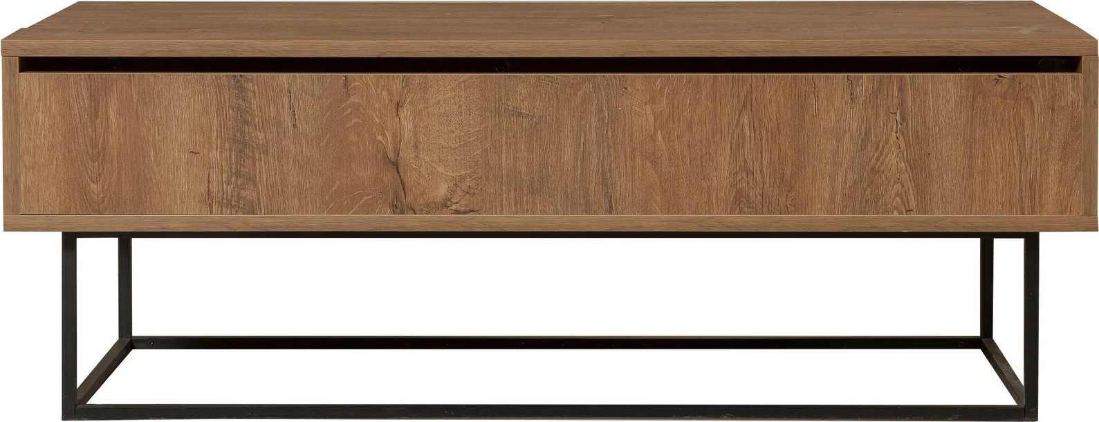 Set mobiljesh për dhomë dite, ngjyrë arre dhe e zezë, Skye Decor, Laxus Takım 23