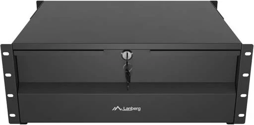 Sirtar për rack 19" LANBERG 4U 360mm, i zi