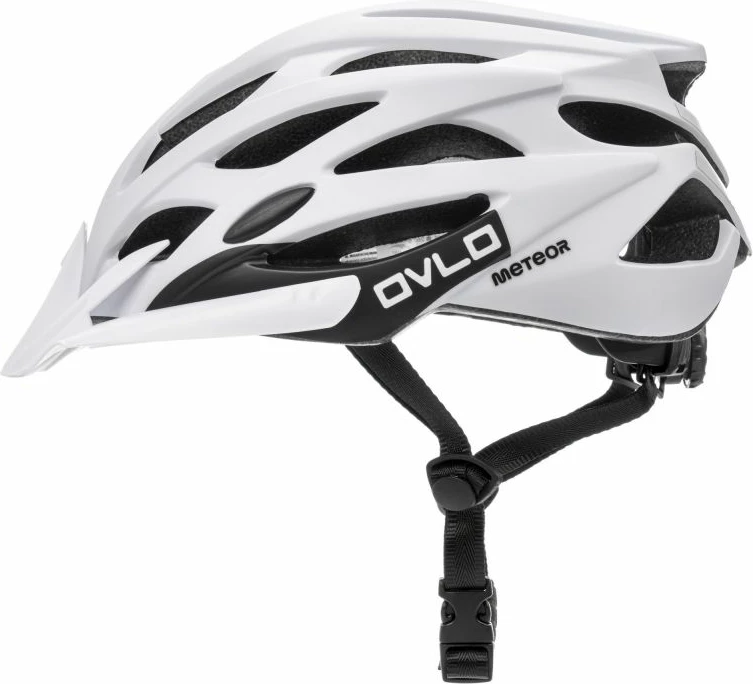 Helmetë biçiklete Meteor, uniseks, të bardhë