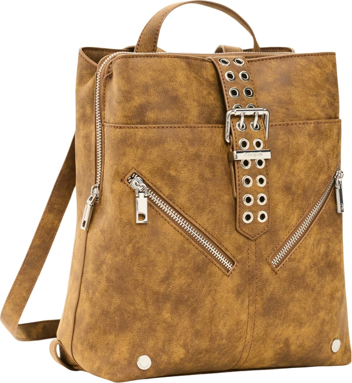 Çantë shpine Desigual BACK_VALENTINE SUMY 26WAKP19, kafe